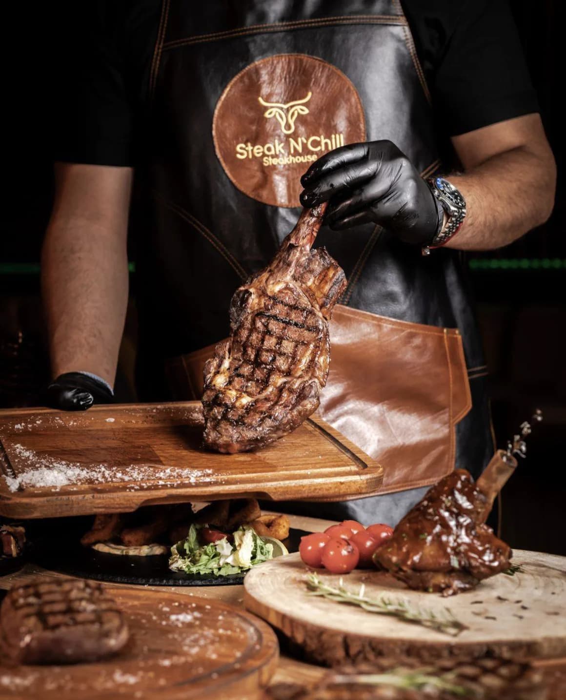 Steak grillé